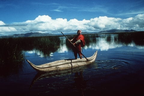 Pêcheur aymara sur le lac Titicaca  © IRD/C. Dejoux