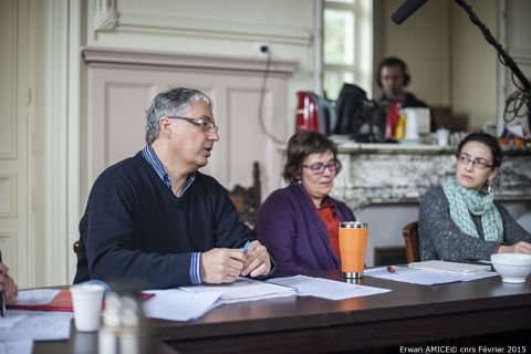 Frédéric Olivier, Pr Gesche Winkler, Emmanuelle Hascoet. Photo Erwan Amice Frédéric Olivier, Pr Gesche Winkler, Emmanuelle Hascoet. Photo Erwan Amice
